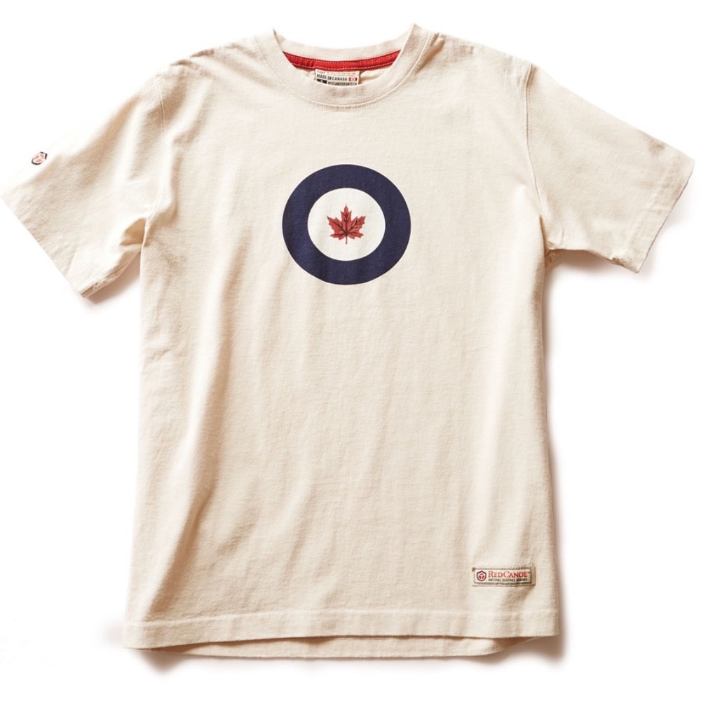 Red Canoe RCAF t-shirt, stone (medium)